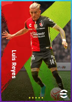 Luis Reyes eFootball 2026 player card, 75 OVR LB