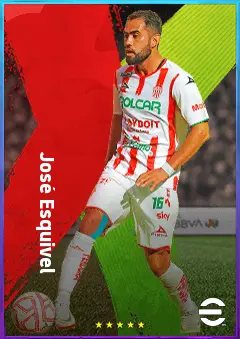 José Esquivel eFootball 2026 player card, 74 OVR RB