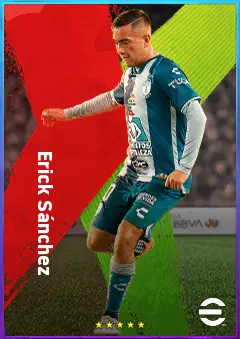 Erick Sánchez eFootball 2026 player card, 76 OVR CMF