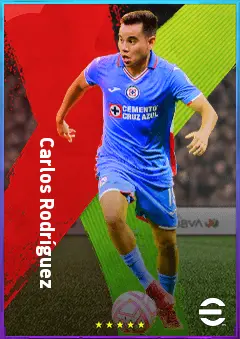 Carlos Rodríguez eFootball 2026 player card, 78 OVR CMF