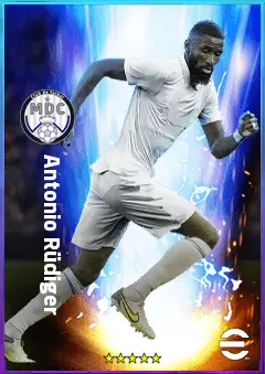 Antonio Rüdiger eFootball 2026 player card, 84 OVR CB