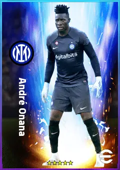 André Onana eFootball 2026 player card, 83 OVR GK