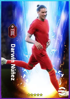 Darwin Núñez eFootball 2026 player card, 81 OVR CF