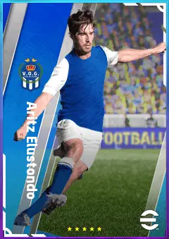 Aritz Elustondo eFootball 2026 player card, 80 OVR CB