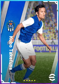 Kubo Takefusa eFootball 2026 player card, 78 OVR RMF