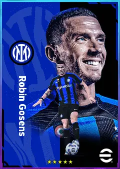 Robin Gosens eFootball 2026 player card, 82 OVR LMF