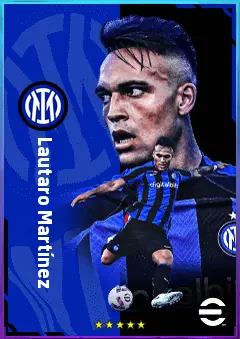 Lautaro Martínez eFootball 2026 player card, 84 OVR CF