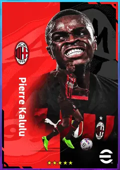 Pierre Kalulu eFootball 2026 player card, 80 OVR CB