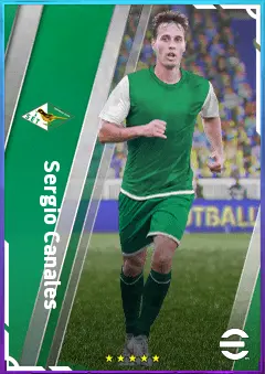 Sergio Canales eFootball 2026 player card, 82 OVR AMF