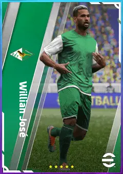 Willian José eFootball 2026 player card, 79 OVR CF
