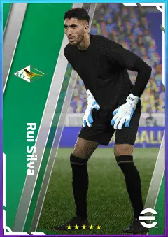 Rui Silva eFootball 2026 player card, 80 OVR GK