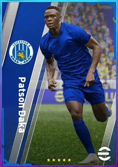 Patson Daka eFootball 2026 player card, 79 OVR CF