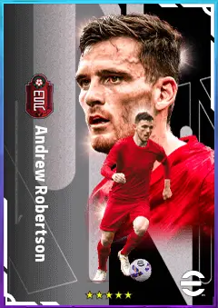 Andrew Robertson eFootball 2026 player card, 85 OVR LB