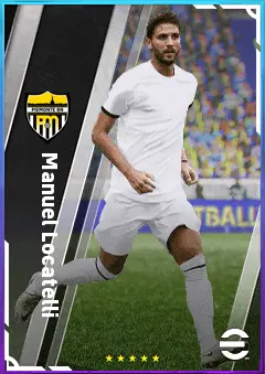 Manuel Locatelli eFootball 2026 player card, 83 OVR DMF