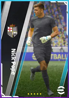 Nick Pope eFootball 2026 player card, 80 OVR GK