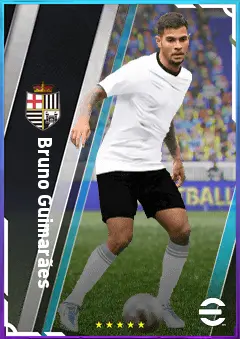 Bruno Guimarães eFootball 2026 player card, 82 OVR CMF