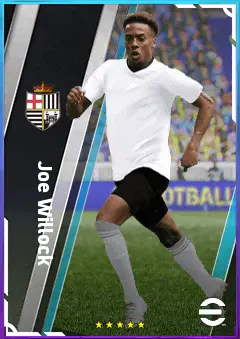 Joe Willock eFootball 2026 player card, 79 OVR CMF