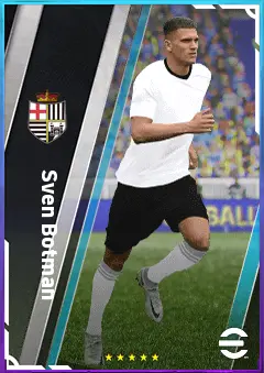 Sven Botman eFootball 2026 player card, 82 OVR CB