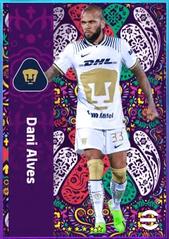 Dani Alves eFootball 2026 player card, 78 OVR RB