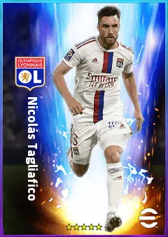 Nicolás Tagliafico eFootball 2026 player card, 81 OVR LB