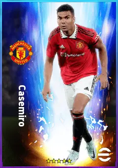 Casemiro eFootball 2026 player card, 86 OVR DMF