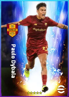 Paulo Dybala eFootball 2026 player card, 84 OVR SS