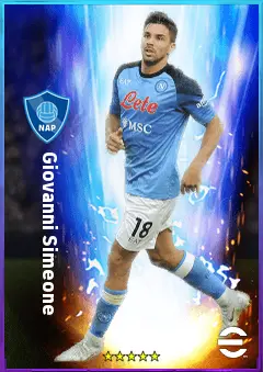 Giovanni Simeone eFootball 2026 player card, 79 OVR CF