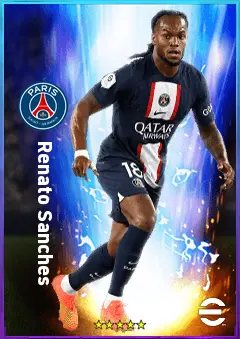 Renato Sanches eFootball 2026 player card, 81 OVR CMF