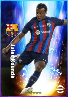 Jules Koundé eFootball 2026 player card, 85 OVR CB