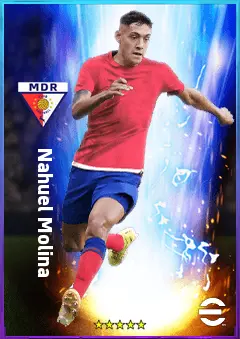 Nahuel Molina eFootball 2026 player card, 81 OVR RB
