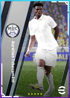 Aurélien Tchouaméni eFootball 2026 player card, 83 OVR CMF