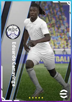 Eduardo Camavinga eFootball 2026 player card, 82 OVR CMF