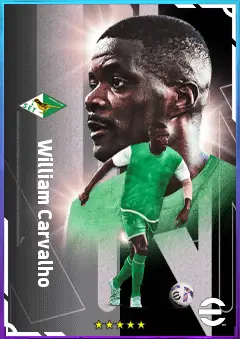 William Carvalho eFootball 2026 player card, 80 OVR DMF