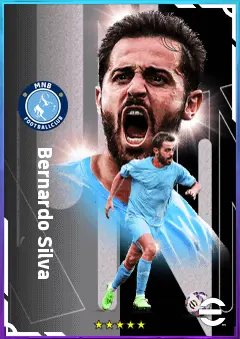 Bernardo Silva eFootball 2026 player card, 85 OVR AMF
