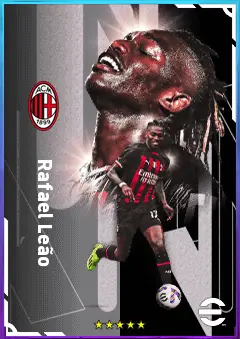 Rafael Leão eFootball 2026 player card, 84 OVR LWF