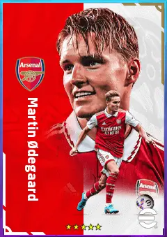Martin Ødegaard eFootball 2026 player card, 83 OVR AMF