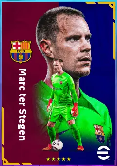 Marc ter Stegen eFootball 2026 player card, 85 OVR GK