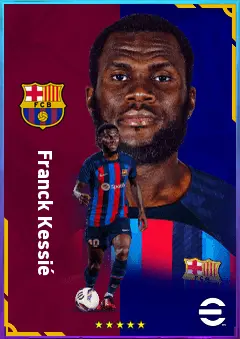 Franck Kessié eFootball 2026 player card, 83 OVR CMF