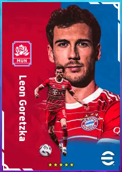 Leon Goretzka eFootball 2026 player card, 85 OVR CMF
