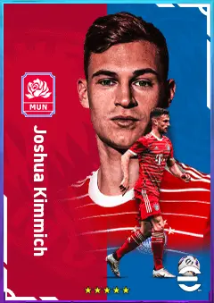 Joshua Kimmich eFootball 2026 player card, 86 OVR DMF