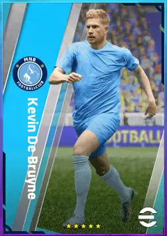 Kevin De Bruyne eFootball 2026 player card, 87 OVR AMF