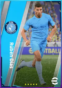 Rúben Dias eFootball 2026 player card, 86 OVR CB