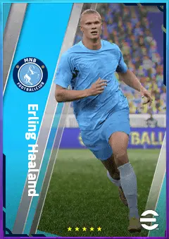 Erling Haaland eFootball 2026 player card, 87 OVR CF