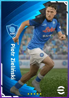 Piotr Zieliński eFootball 2026 player card, 83 OVR AMF