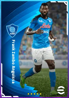Frank Zambo Anguissa eFootball 2026 player card, 81 OVR DMF