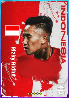 Rizky Ridho eFootball 2026 player card, 68 OVR CB