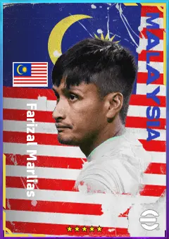 Farizal Marlias eFootball 2026 player card, 70 OVR GK