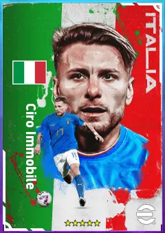 Ciro Immobile eFootball 2026 player card, 84 OVR CF