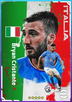 Bryan Cristante eFootball 2026 player card, 80 OVR DMF