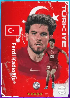 Ferdi Kadıoğlu eFootball 2026 player card, 78 OVR LB